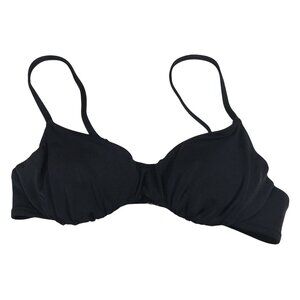 Shade And Shore Womens Size 32B Swim Top Adjustable Straps Black New Without Tag